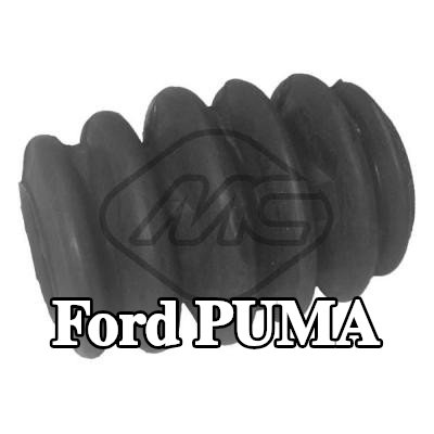 Metalcaucho مخمد مطاطي, نظام التعليق المحور الأمامي — Ford Puma
