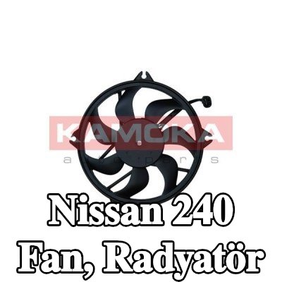 KAMOKA Fan, radyatör 385mm — Nissan 240