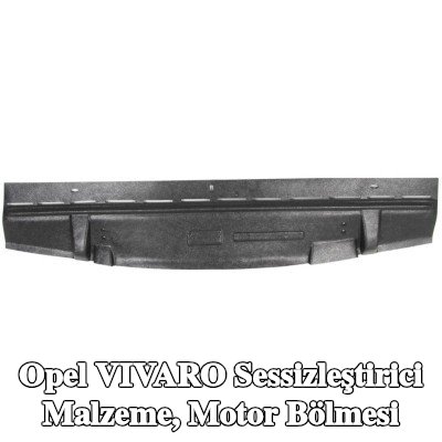 REZAW PLAST Sessizleştirici Malzeme, motor bölmesi Motor Bölmesi, Alt — 2012 Opel Vivaro