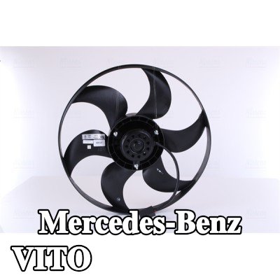 NISSENS مروحة مكثف تكييف الهواء بدون وحدة تحكم — 2000 Mercedes-Benz Vito