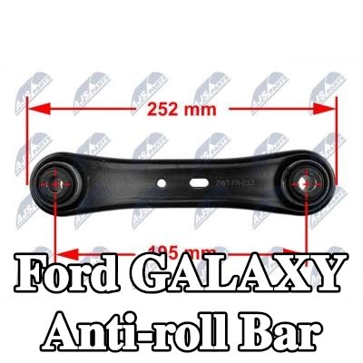 NTY Alt Anti-roll Bar, Arka Aks her iki taraf — Ford Galaxy