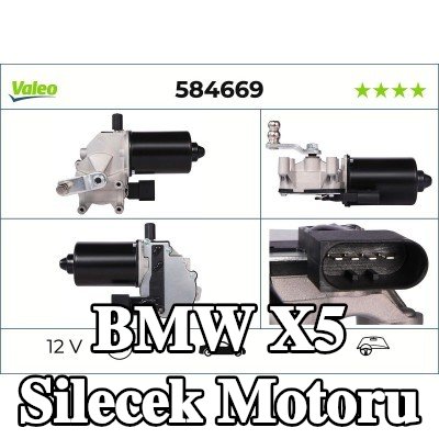 VALEO Silecek motoru Ön, 12V — 2012 BMW X5