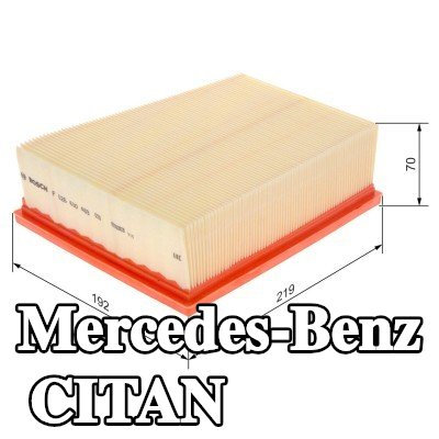 BOSCH مرشح الهواء — Mercedes-Benz Citan