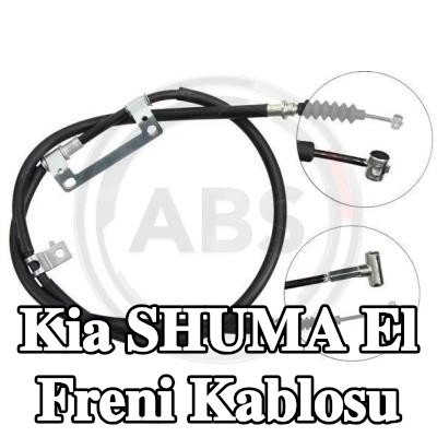 A.B.S. El freni kablosu 1670mm — Kia Shuma