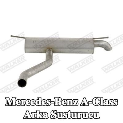 WALKER Arka susturucu 980mm, montaj parçaları olmadan — Mercedes-Benz A-Class