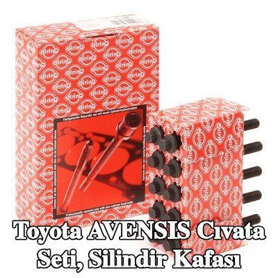 ELRING Cıvata seti, silindir kafası — 2000 Toyota Avensis