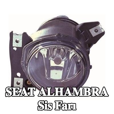 ABAKUS Sağ Sis Farı, H7, ampul içermez, ampul yuvası olmadan — 2002 SEAT Alhambra