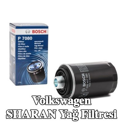 BOSCH İki çek valflı yağ filtresi — 2012 Volkswagen Sharan