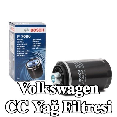 BOSCH İki çek valflı yağ filtresi — Volkswagen Cc
