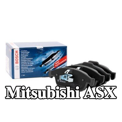 BOSCH مجموعة وسادات الفرامل 16, 9mm, مع لوحة مانعة للصرير, مع دليل التركيب, مع مشبك مكبس — Mitsubishi Asx