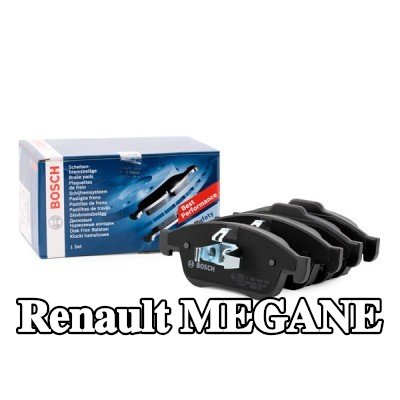 BOSCH مجموعة وسادات الفرامل 16, 9mm, مع لوحة مانعة للصرير, مع دليل التركيب, مع مشبك مكبس — 2012 Renault Megane