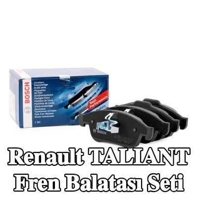 BOSCH Fren balatası seti 16, 9mm, gıcırtı önleyici plaka ile, montaj kılavuzu ile, piston klipsli — Renault Taliant