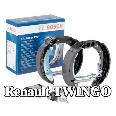 BOSCH مجموعة فرامل أسطوانية مع الملحقات, مع أسطوانة فرامل العجلة — 2014 Renault Twingo
