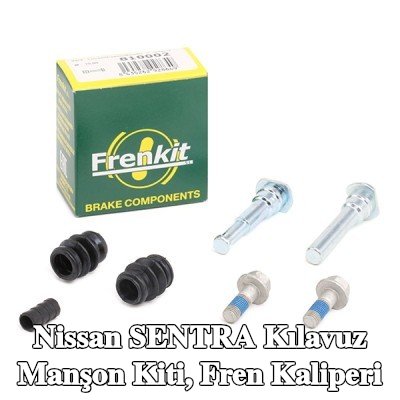 FRENKIT Kılavuz manşon kiti, ön aks fren kaliperi, Arka Aks — 2000 Nissan Sentra