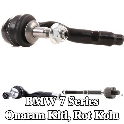 RIDEX Onarım Kiti, bağlantı çubuğu Ön Aks Sol, Ön Aks Sağ, aks mafsalı ile birlikte — BMW 7 Series