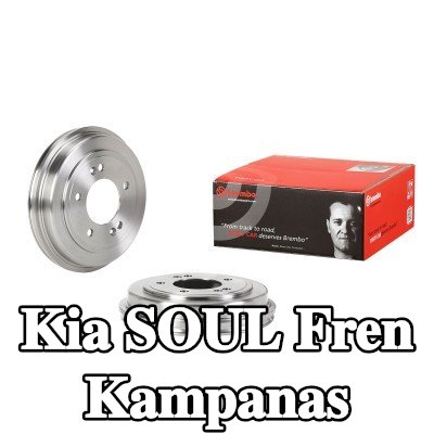BREMBO Fren kampanas 203, 1mm, tekerlek yatağı kiti olmadan — Kia Soul