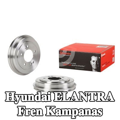 BREMBO Fren kampanas 203, 1mm, tekerlek yatağı kiti olmadan — 2011 Hyundai Elantra