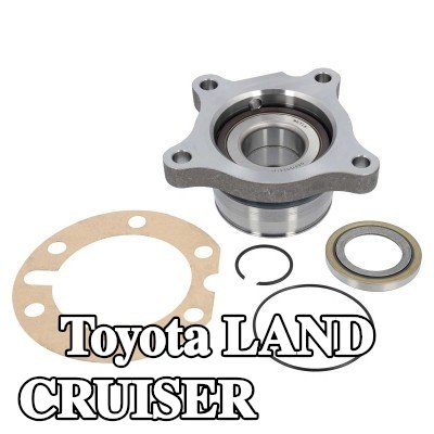 MEYLE محور العجلة مع حلقة مستشعر ABS, مع محمل عجلة مدمج, مع مواد تثبيت/تركيب — Toyota Land Cruiser