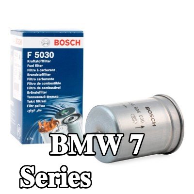 BOSCH مرشح الوقود — 1990 BMW 7 Series