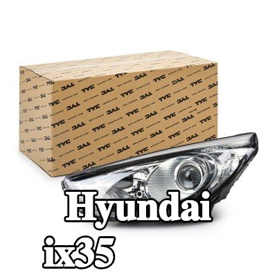 TYC المصباح الأمامي الأيسر, H7/H7, مع محرك كهربائي — Hyundai ix35