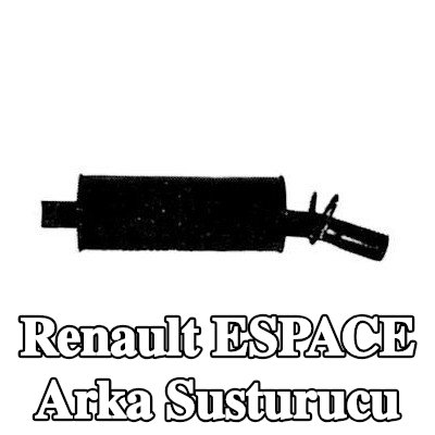 VEGAZ Arka susturucu 587, 590mm — 1990 Renault Espace