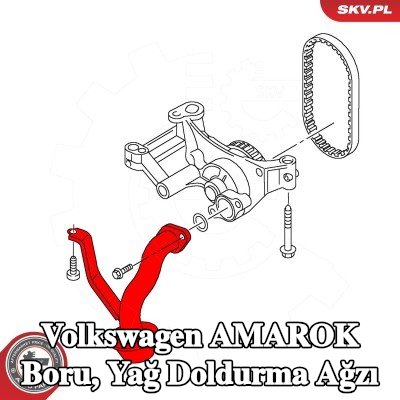 ESEN SKV Boru, yağ doldurma ağzı — Volkswagen Amarok