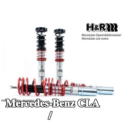 H&R مجموعة التعليق، نوابض لولبية / ممتصات صدمات — Mercedes-Benz Cla