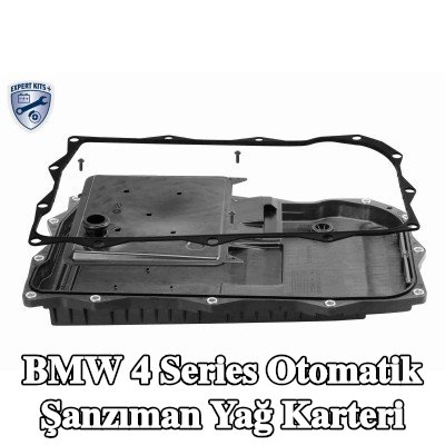 VAICO Contalı/sızdırmazlık elemanlı otomatik şanzıman yağ karteri, yağ tahliye tapalı, filtre ile, cıvata/vida olmadan, Orijinal VAICO Kalitesi — BMW 4 Series