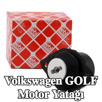 FEBI BILSTEIN Motor yatağı, sol, Elastomer — 1990 Volkswagen Golf