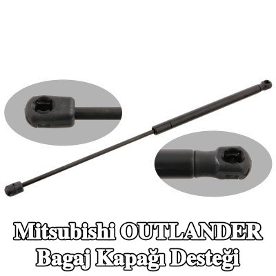 FEBI BILSTEIN Bagaj kapağı amortisörü (Her iki taraf), 534mm — Mitsubishi Outlander