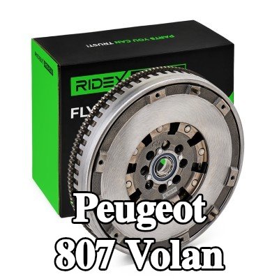 RIDEX REMAN Volan Sürtünme kontrol plakalı çift kütleli volan, vida seti olmadan, pilot yatak olmadan — 2002 Peugeot 807