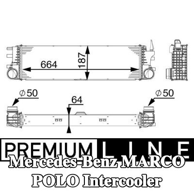 MAHLE Intercooler — Mercedes-Benz Marco Polo