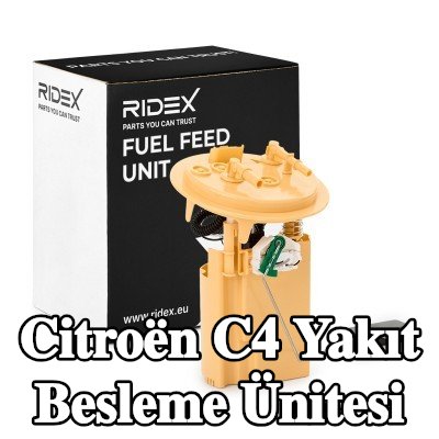 RIDEX Yakıt besleme ünitesi 2, 5bar, Elektrikli, yakıt seviye sensörlü — 2004 Citroën C4
