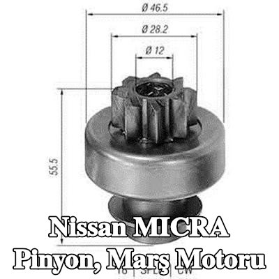 MAGNETI MARELLI Pinyon, marş motoru — Nissan Micra