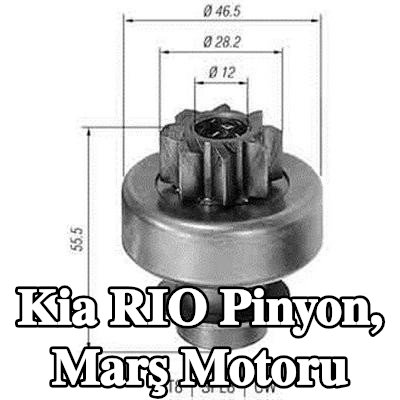 MAGNETI MARELLI Pinyon, marş motoru — 2000 Kia Rio