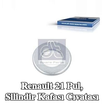 DT Spare Parts Pul, silindir kafası cıvatası — Renault 21