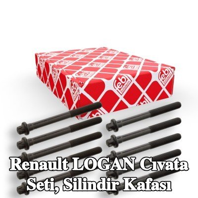 FEBI BILSTEIN Cıvata seti, silindir kafası — 2004 Renault Logan