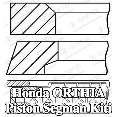 GOETZE ENGINE Piston Segman Kiti — Honda Orthia