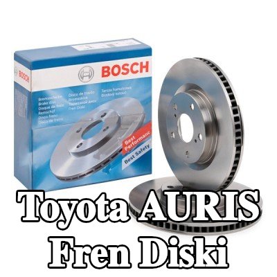 BOSCH Fren diski Dış Çap: 296mm, Havalandırmalı, içten havalandırmalı, Yağlanmış — Toyota Auris