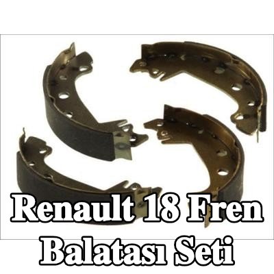 ABE Arka aks fren pabucu seti, 228mm — Renault 18
