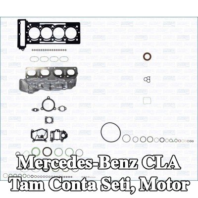 AJUSA Tam Conta Seti, silindir kapağı contalı motor, valf gövdesi contalı — Mercedes-Benz Cla