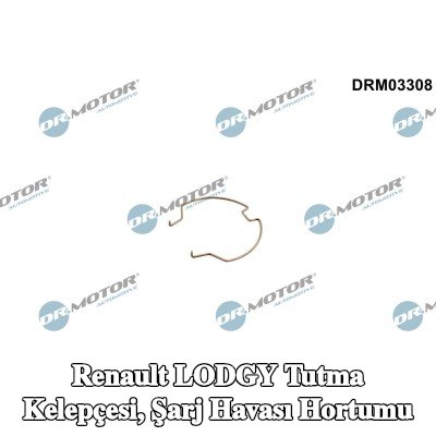 DR.MOTOR AUTOMOTIVE Tutma Kelepçesi, şarj havası hortumu — Renault Lodgy