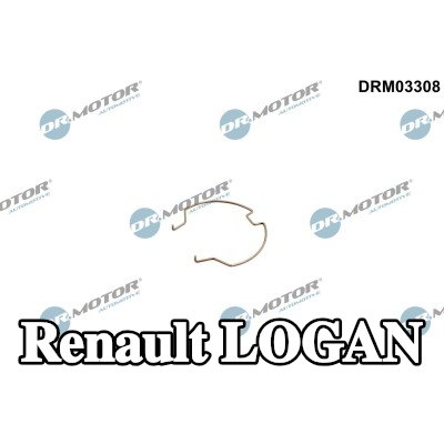 DR.MOTOR AUTOMOTIVE مشبك تثبيت، خرطوم هواء الشاحن — Renault Logan
