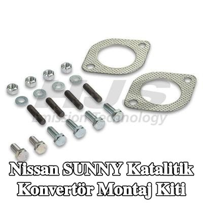 HJS Katalitik konvertör montaj kiti — Nissan Sunny