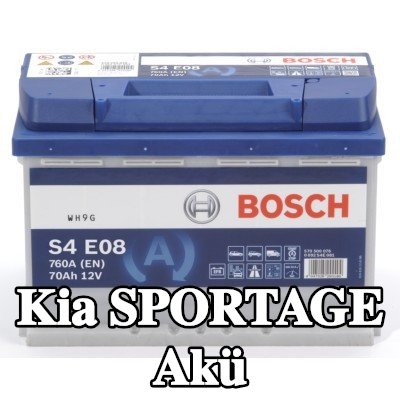 BOSCH Akü S4, E08 — 2012 Kia Sportage