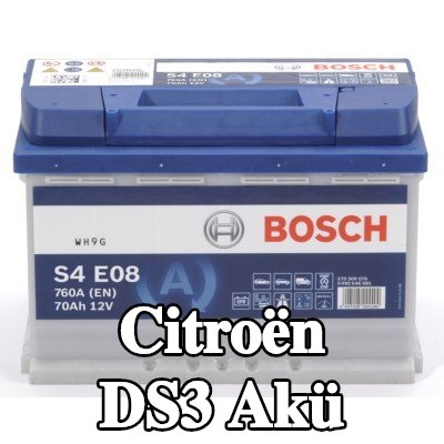 BOSCH Akü S4, E08 — Citroën Ds3