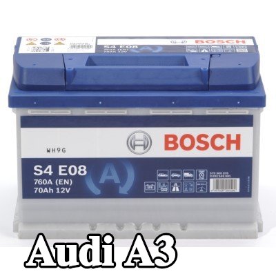 BOSCH بطارية S4, E08 — Audi A3