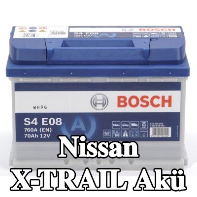 BOSCH Akü S4, E08 — Nissan X-trail