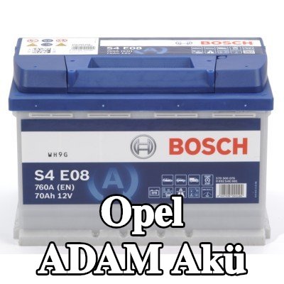 BOSCH Akü S4, E08 — Opel Adam
