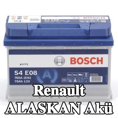 BOSCH Akü S4, E08 — Renault Alaskan